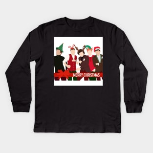 One Direction Christmas Kids Long Sleeve T-Shirt